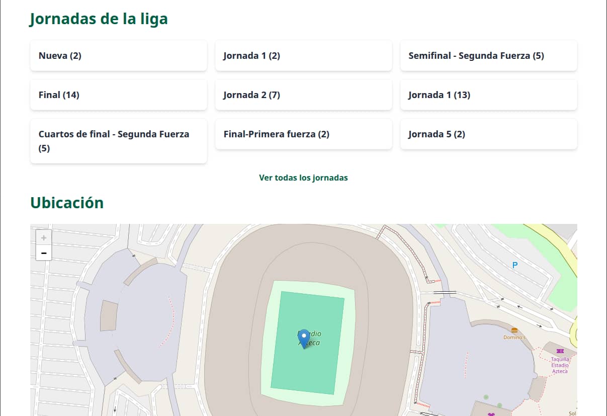Imagen de la tabla de posiciones en la landing page