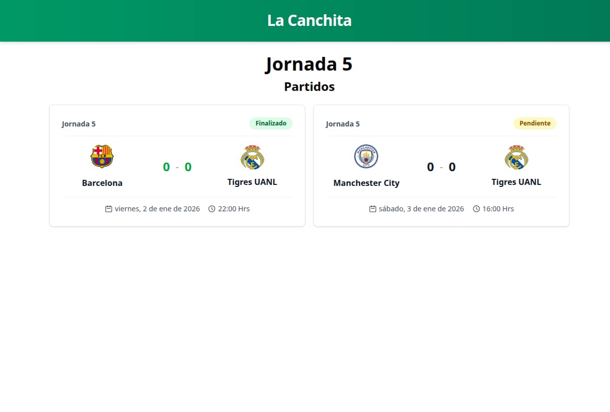 Imagen de la tabla de posiciones en la landing page
