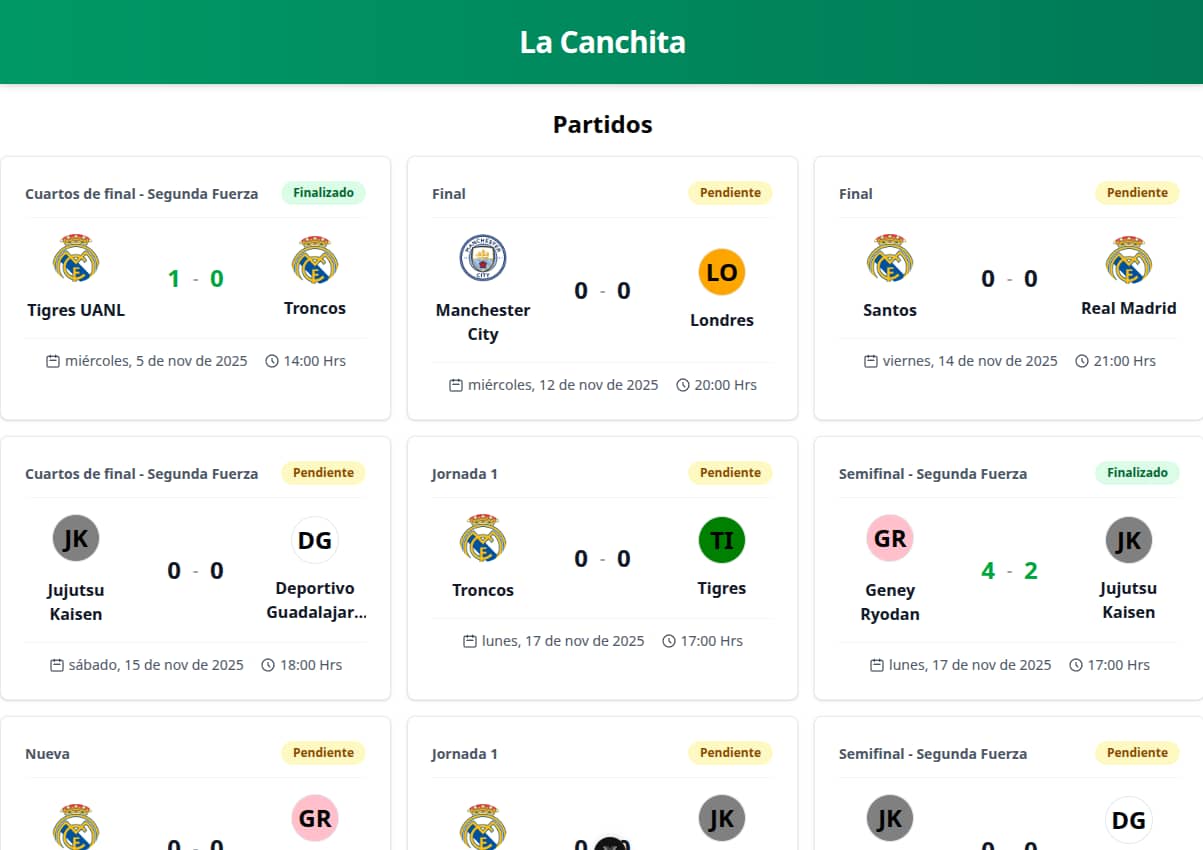 Imagen de la tabla de posiciones en la landing page